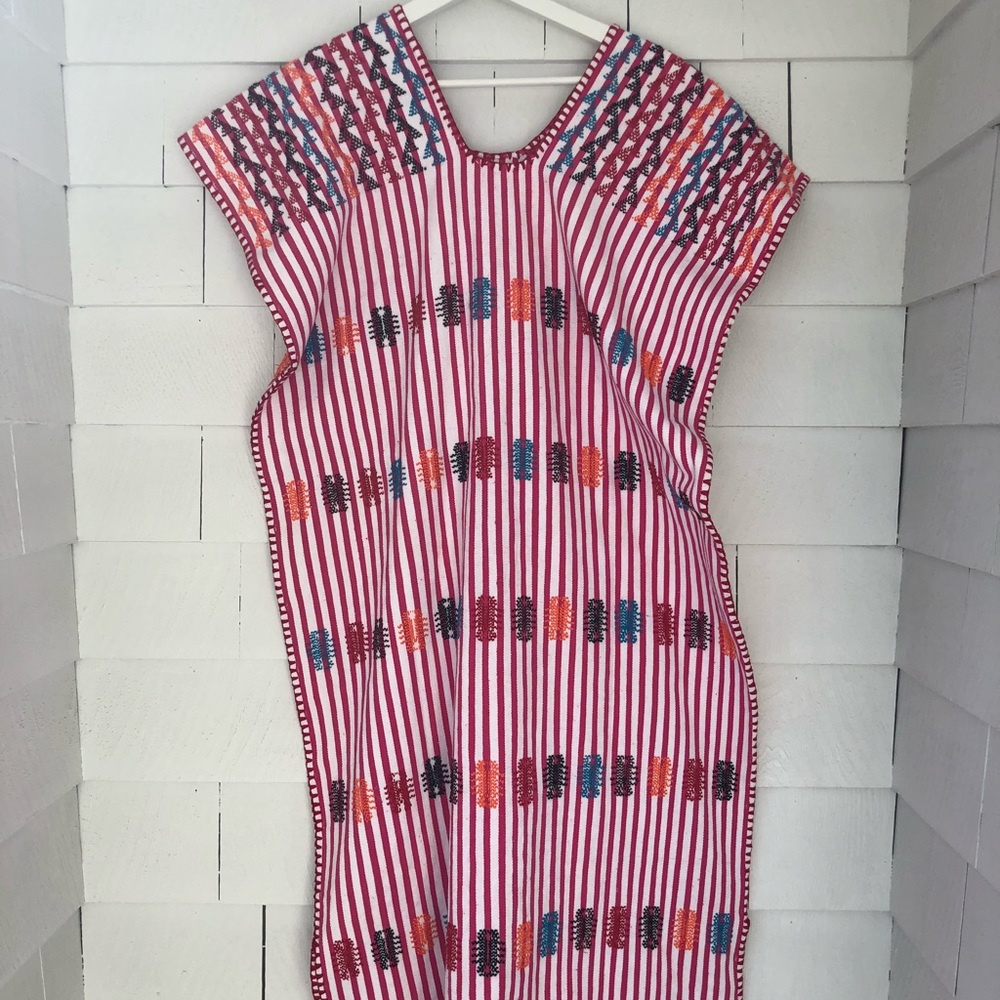 ⭐️ NEW! KAFTAN.  Bright Pink and White Stripe.